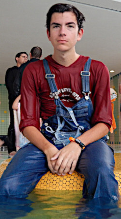 rowing capsize swimming in clothes